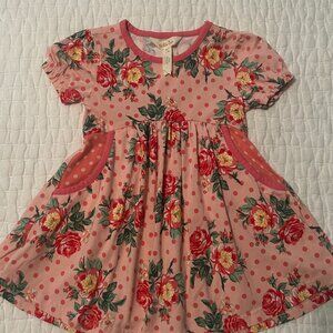 Matilda Jane Floral & Polka Dot Toddler Dress